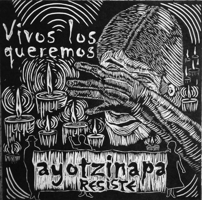 Ayotzinapa-resiste-cartello