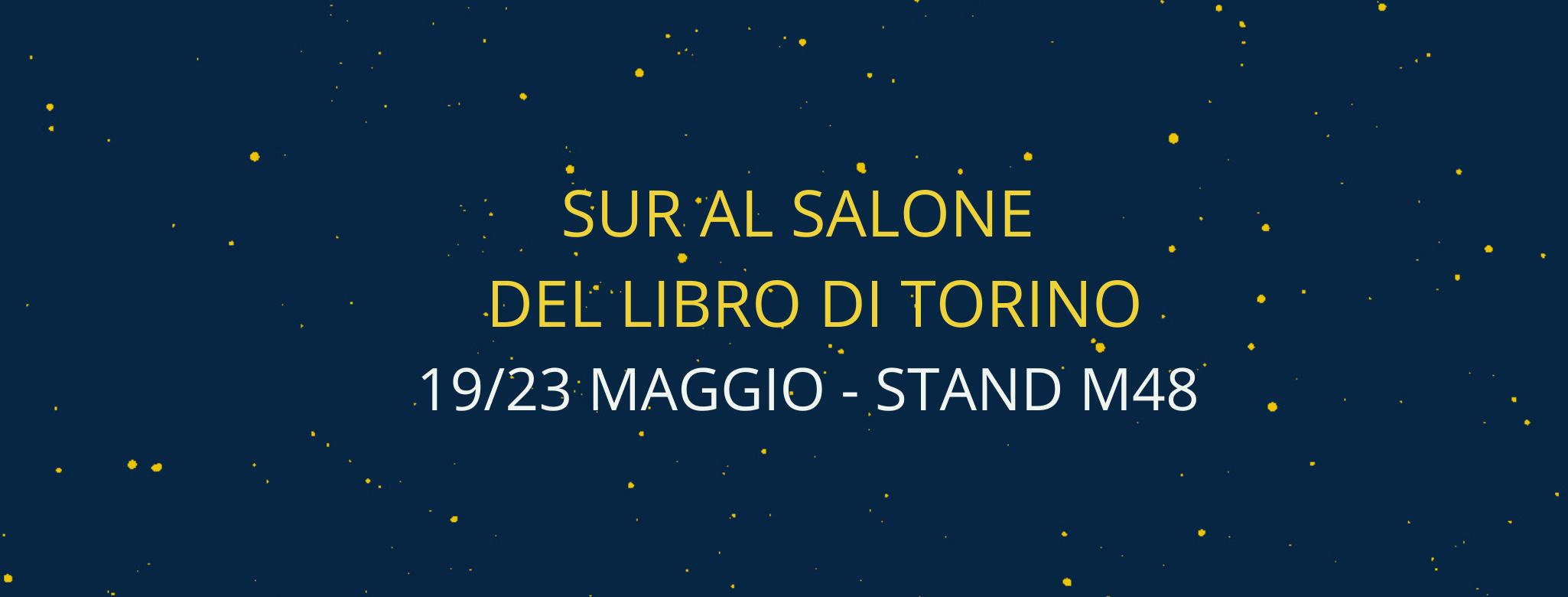 SUR al Salone del libro di Torino (19/23 maggio)
