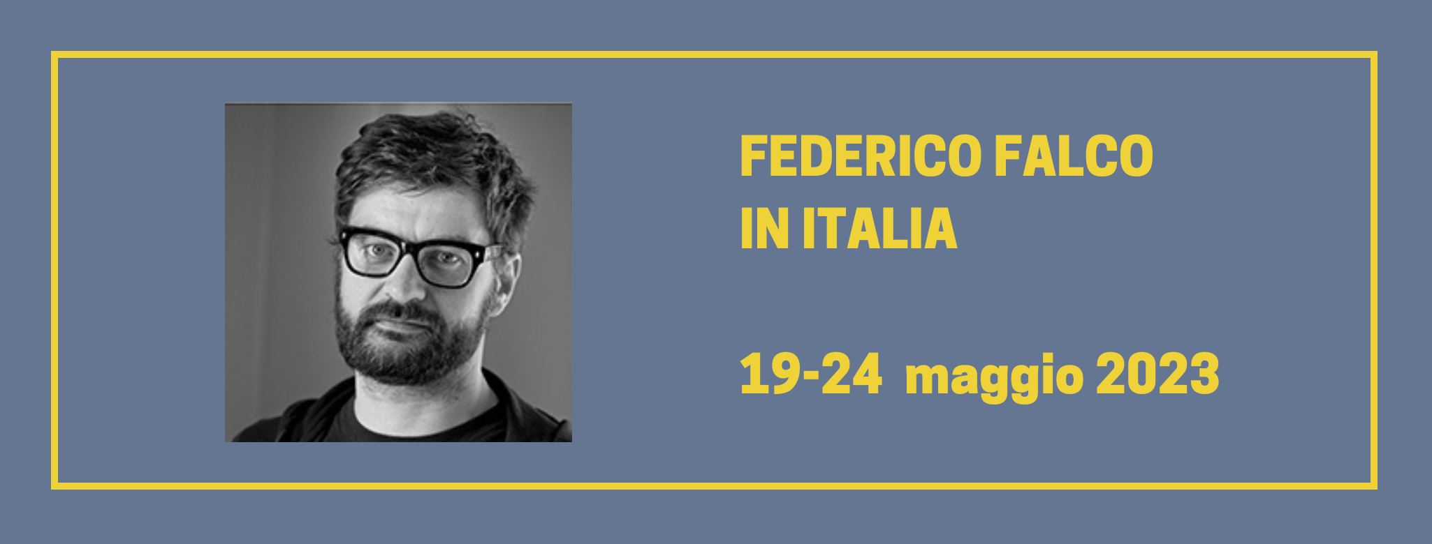 Federico Falco in Italia